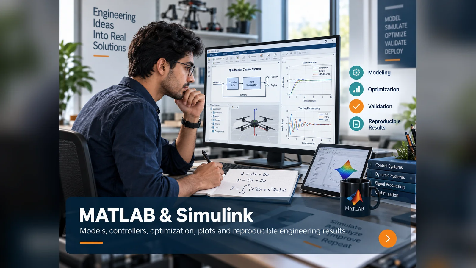 MATLAB and Simulink engineering service visual
